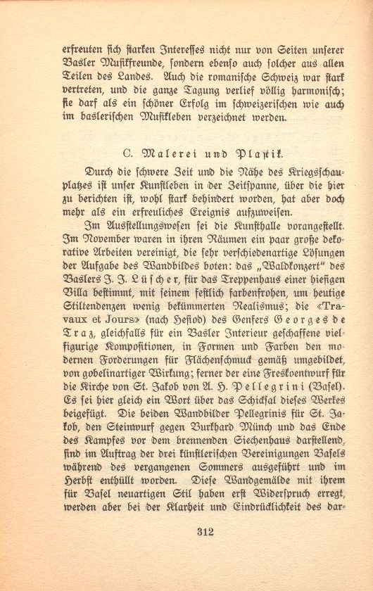 Das künstlerische Leben in Basel vom 1. November 1916 bis 31. Oktober 1917 – Seite 1
