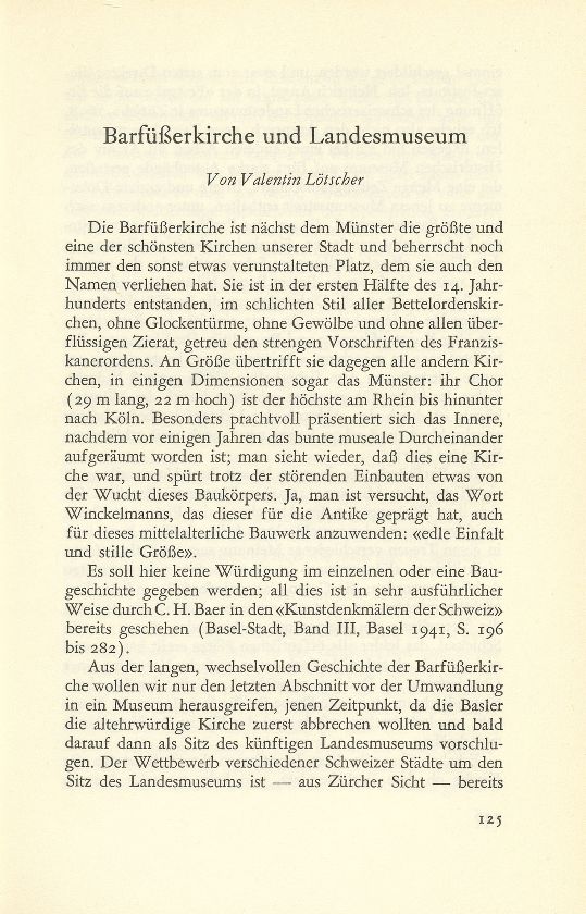 Barfüsserkirche und Landesmuseum – Seite 1