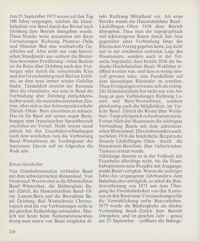 100 Jahre Eisenbahnlinie Basel-Delsberg – Seite 2