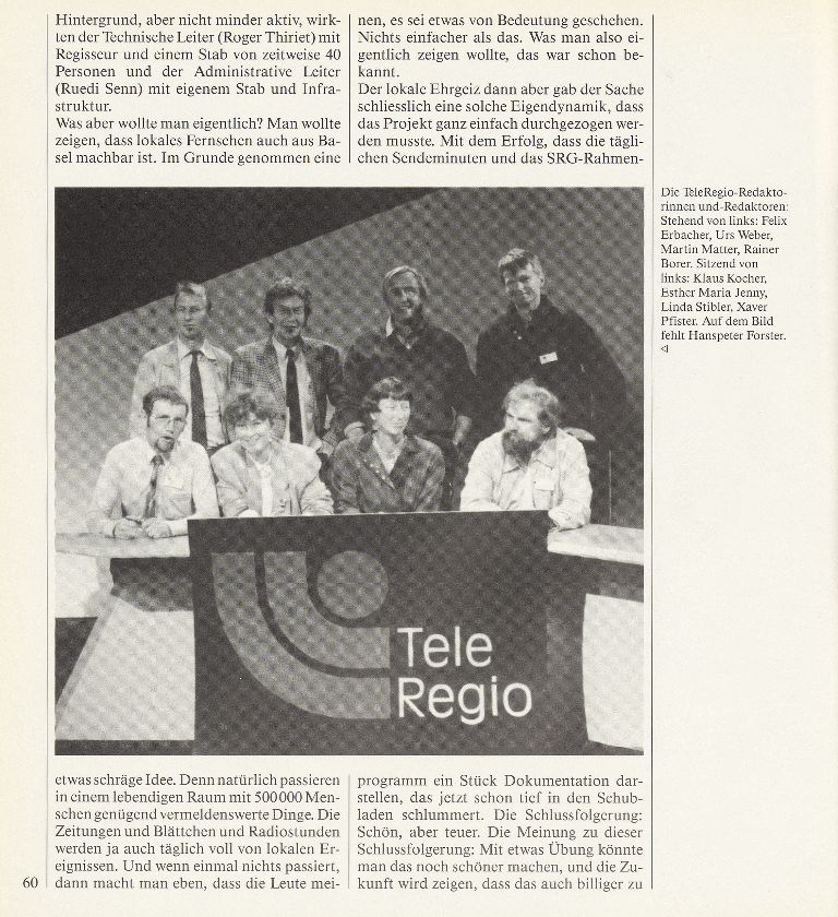 Der TeleRegio-Kurzversuch. TeleRegio-Kurzversuch – wenigstens das – Seite 2