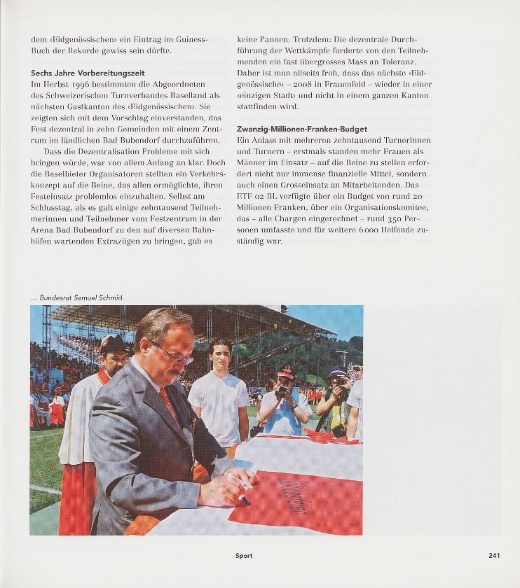 Das Eidgenössische Turnfest 2002 im Baselbiet – Seite 2
