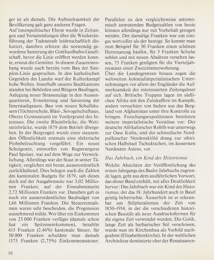 100 Jahre Basler Stadtbuch (ehemals Basler Jahrbuch) – Seite 2