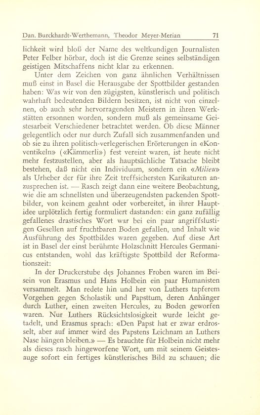 Theodor Meyer-Merian und das Basler Spottbild der Biedermeierzeit – Seite 3