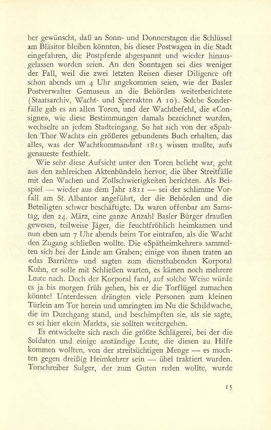 Die Basler Torsperren im 19. Jahrhundert – Seite 3