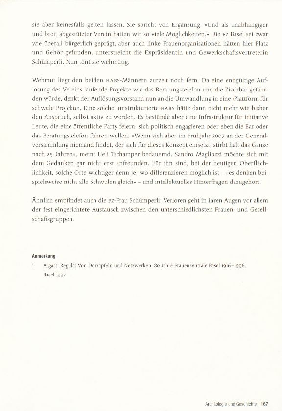 Frauenzentrale Basel und HABS am Ende – Seite 3