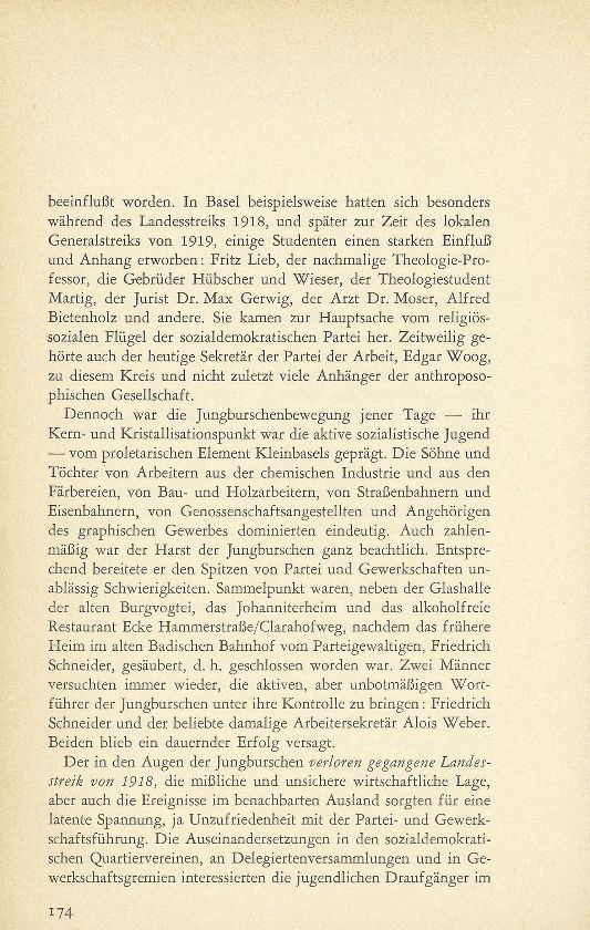 Erinnerungen an den Basler Generalstreik 1919 – Seite 2