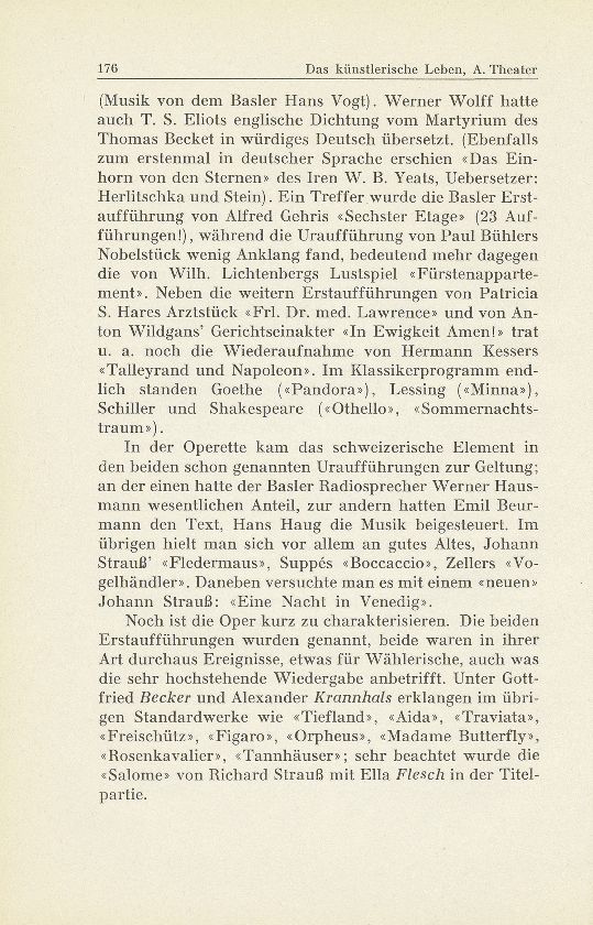 Das künstlerische Leben in Basel vom 1. Oktober 1938 bis 30. September 1939 – Seite 3