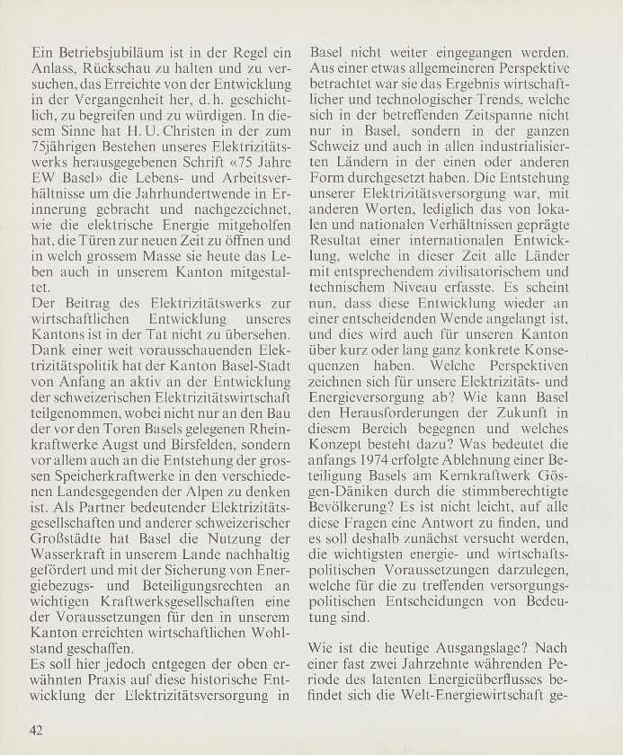 75 Jahre Elektrizitätswerk Basel – Seite 2