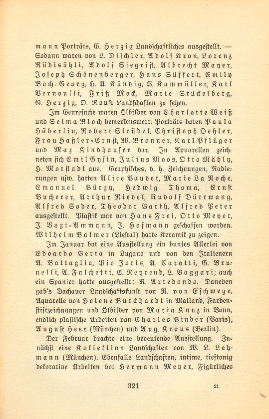 Das künstlerische Leben in Basel vom 1. November 1909 bis 31. Oktober 1910 – Seite 2