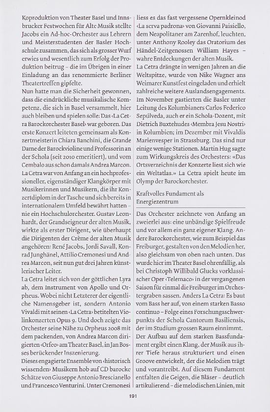 Im Eilschritt an die Weltspitze : ‹La Cetra Barockorchester Basel› – Seite 3