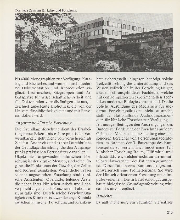 Das Zentrum für Lehre und Forschung (ZLF) der Universitätskliniken im Kantonsspital – Seite 3