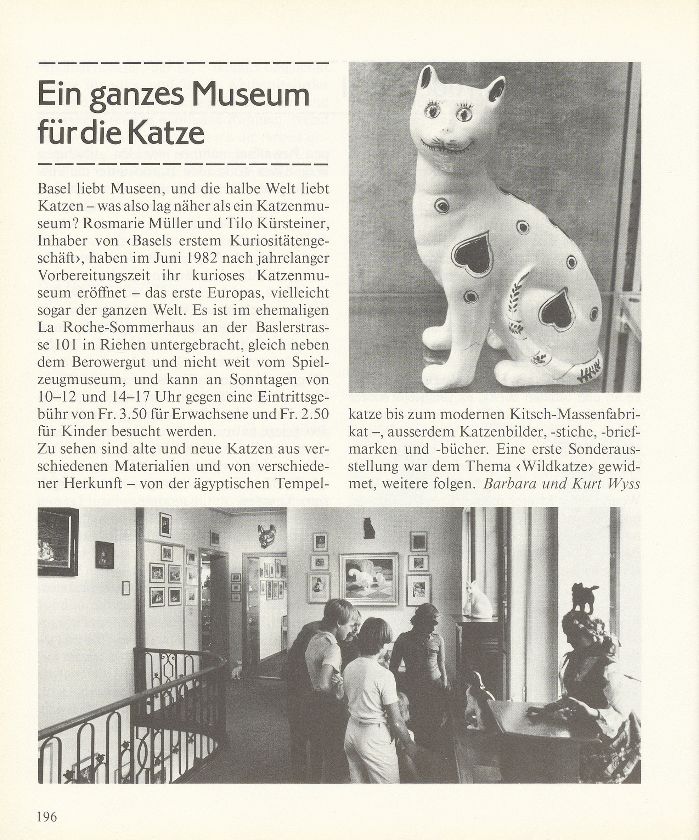 Ein ganzes Museum für die Katze – Seite 1