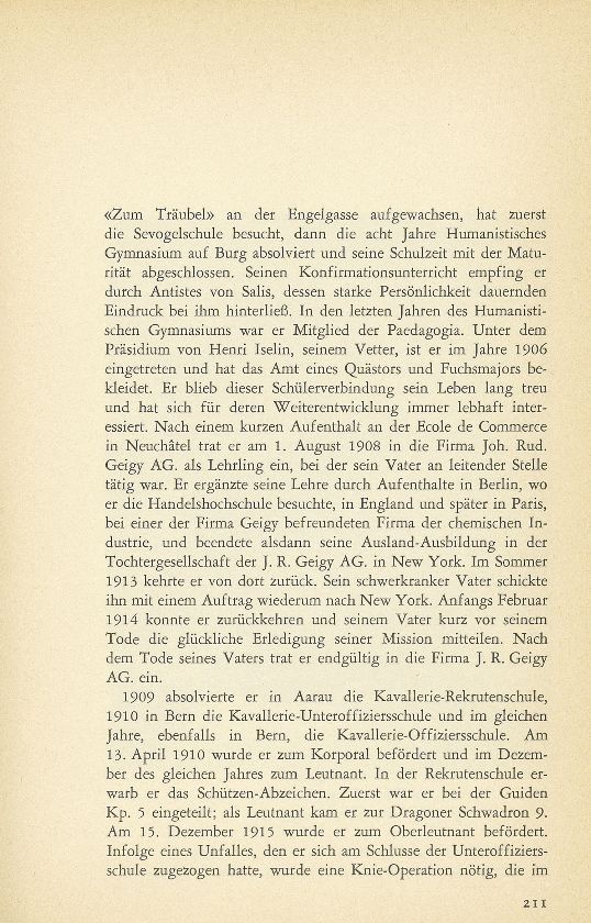 Dr. h.c. Carl Koechlin-Vischer (1889-1969) – Seite 2