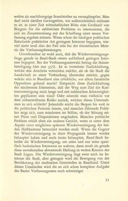 Die Wiedervereinigungsfrage vor dem Basler Verfassungsrat – Seite 2