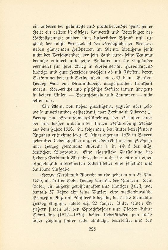 Herzog Ferdinand Albrecht von Braunschweig-Lüneburg und seine Beschreibung Basels vom Jahre 1658 – Seite 2
