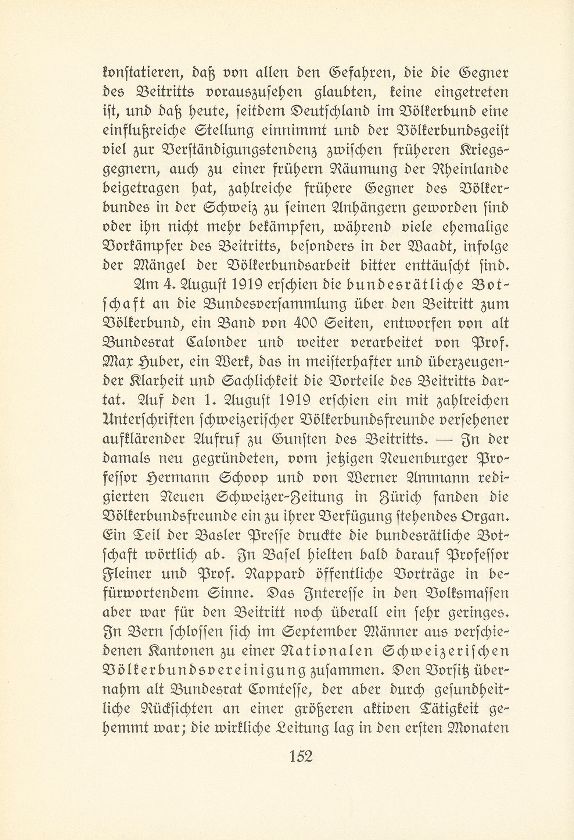 Die Stellungnahme Basels zum Eintritt der Schweiz in den Völkerbund – Seite 2