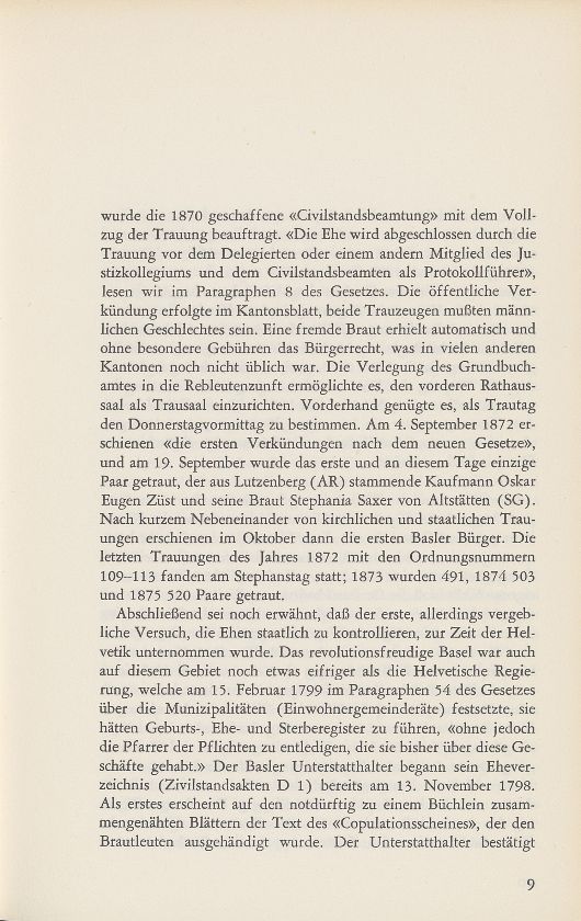 100 Jahre Ziviltrauung in Basel (19. September 1972) – Seite 3