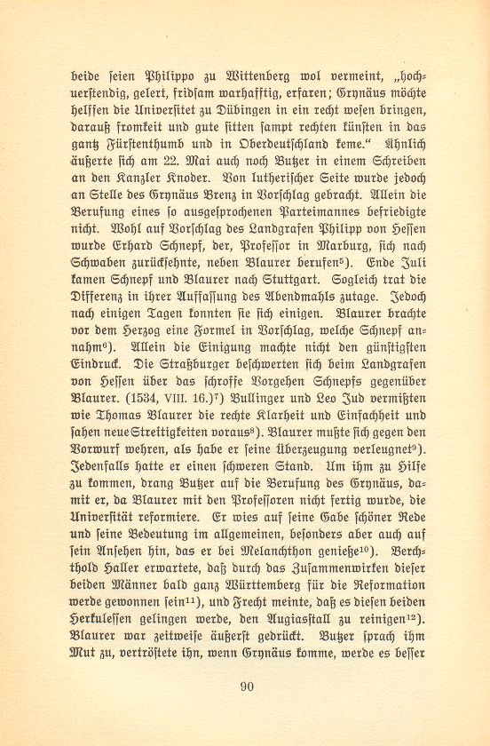 Die Berufung des Simon Grynäus nach Tübingen. 1534/1535 – Seite 3