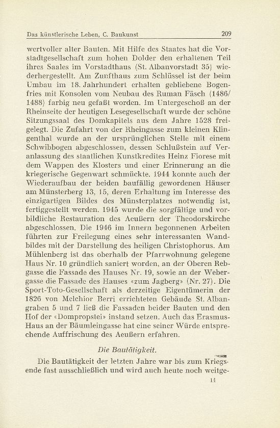 Das künstlerische Leben in Basel vom 1. Oktober 1945 bis 30. September 1946 – Seite 2