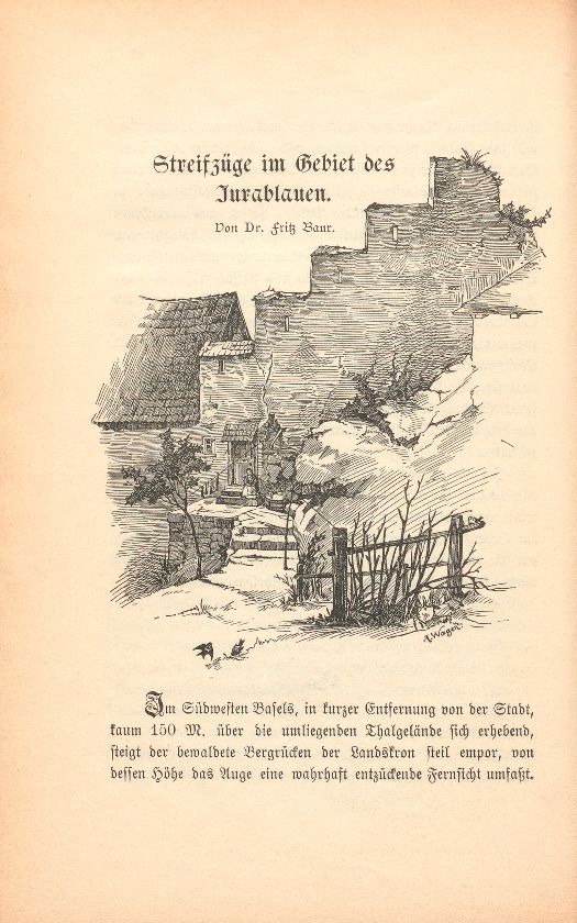Streifzüge im Gebiet des Jurablauen – Seite 1
