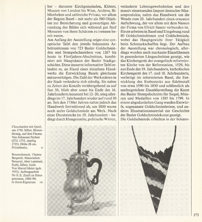 Schätze der Basler Goldschmiedekunst 1400-1989 – Seite 3