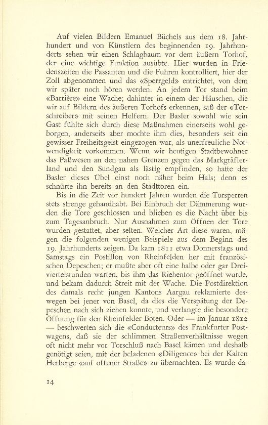 Die Basler Torsperren im 19. Jahrhundert – Seite 2