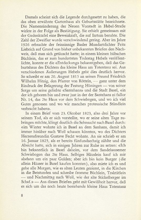 Das Geburtshaus von Johann Peter Hebel am Totentanz – Seite 2