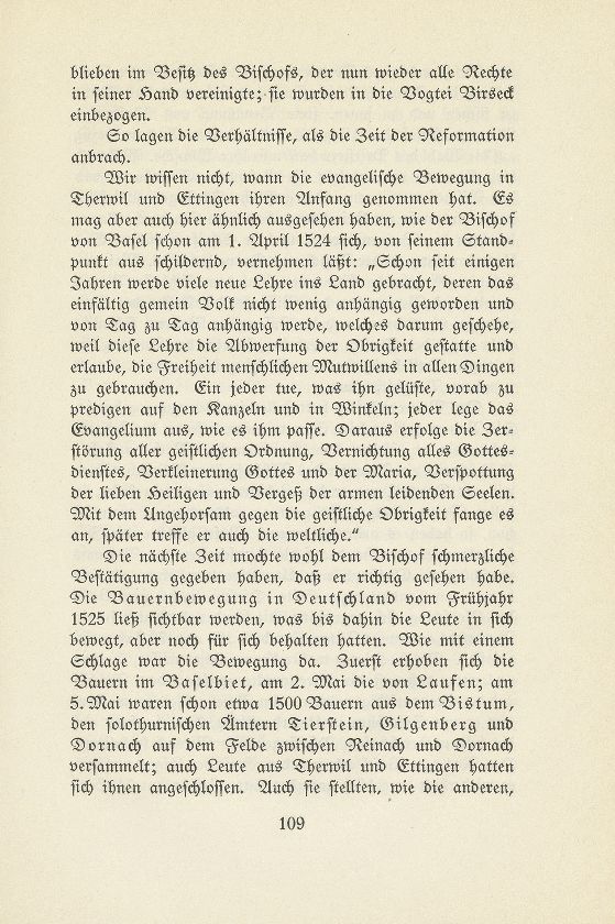 Therwil und Ettingen in der Zeit der Reformation und Gegenreformation – Seite 3