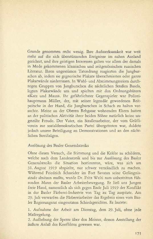 Erinnerungen an den Basler Generalstreik 1919 – Seite 3