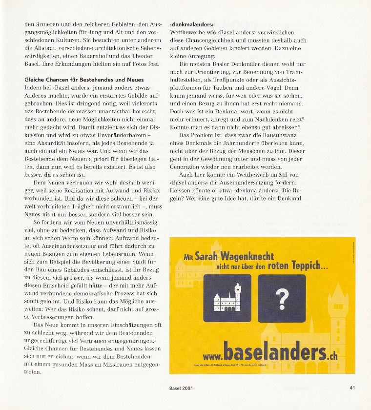 ‹Basel anders – Jugend zeigt die Stadt› – Seite 3