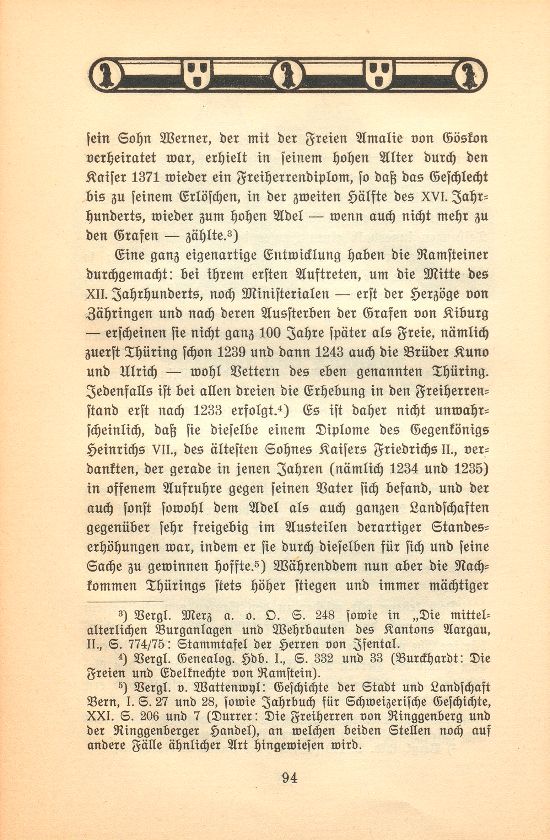 Herkunft und Stellung von Adel und Patriziat zu Basel im XIII. bis XV. Jahrhundert – Seite 3