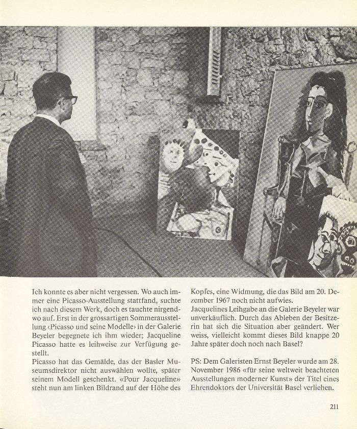 Ein Bild, das Picasso Basel schenken wollte – Seite 2