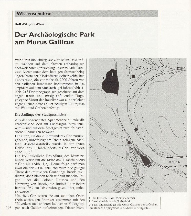 Der Archäologische Park am Murus Gallicus – Seite 1