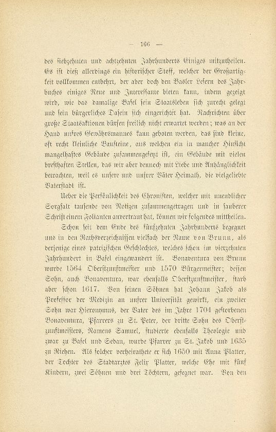 Mitteilungen aus einer Basler Chronik des beginnenden XVIII. Jahrhunderts [Sam. v. Brunn] – Seite 2