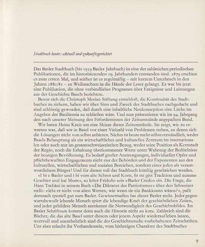 Zum neuen Basler Stadtbuch – Seite 3