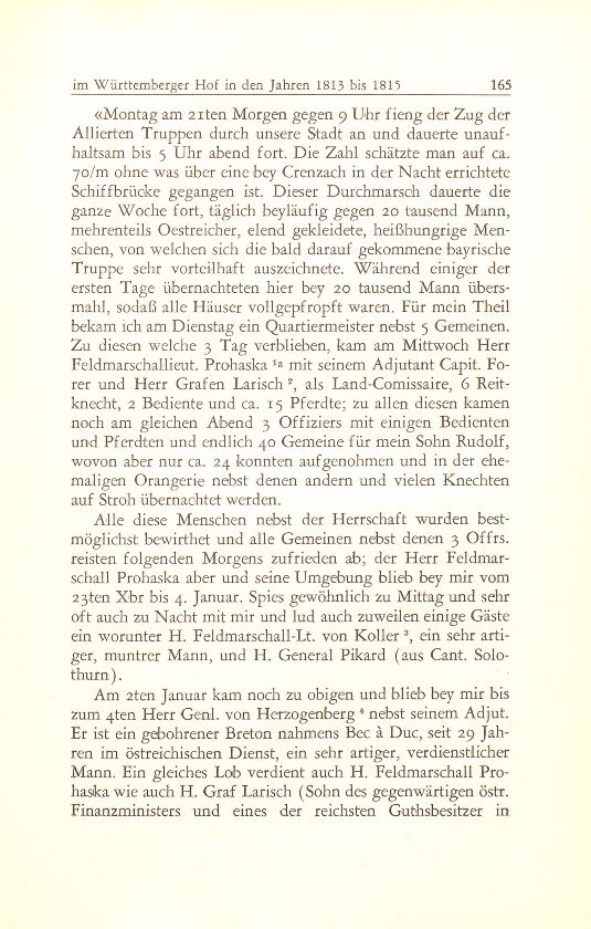 Einquartierungen im Württemberger Hof in den Jahren 1813 bis 1815 – Seite 3