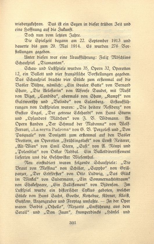 Das künstlerische Leben in Basel vom 1. November 1913 bis 31. Oktober 1914 – Seite 2