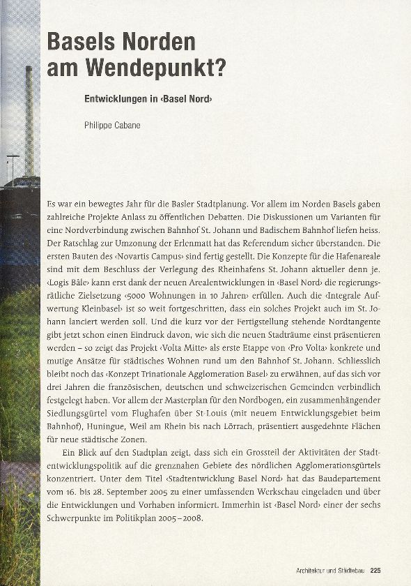 Basels Norden am Wendepunkt? – Seite 1