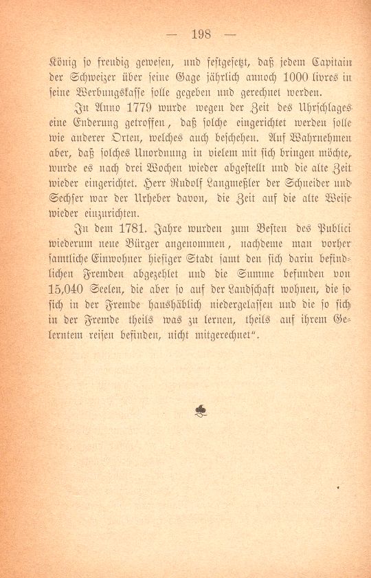 Miscellen: III. Auszüge aus Basler Aufzeichnungen des XVIII. Jahrhunderts – Seite 3