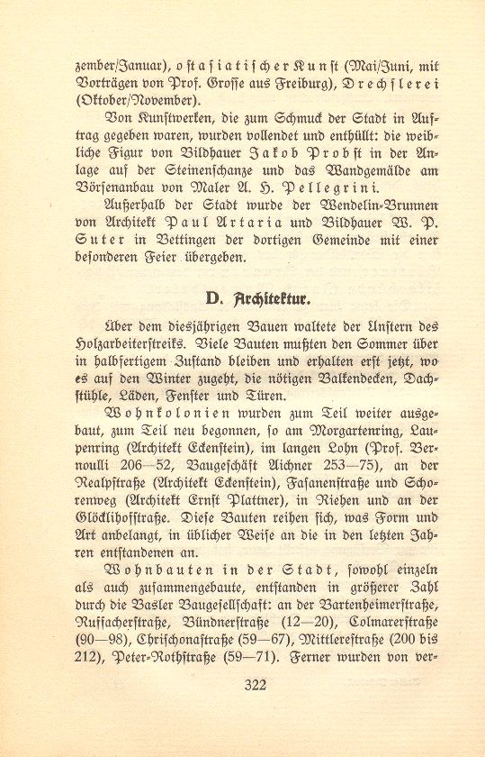 Das künstlerische Leben in Basel vom 1. November 1922 bis 1. Oktober 1923 – Seite 1