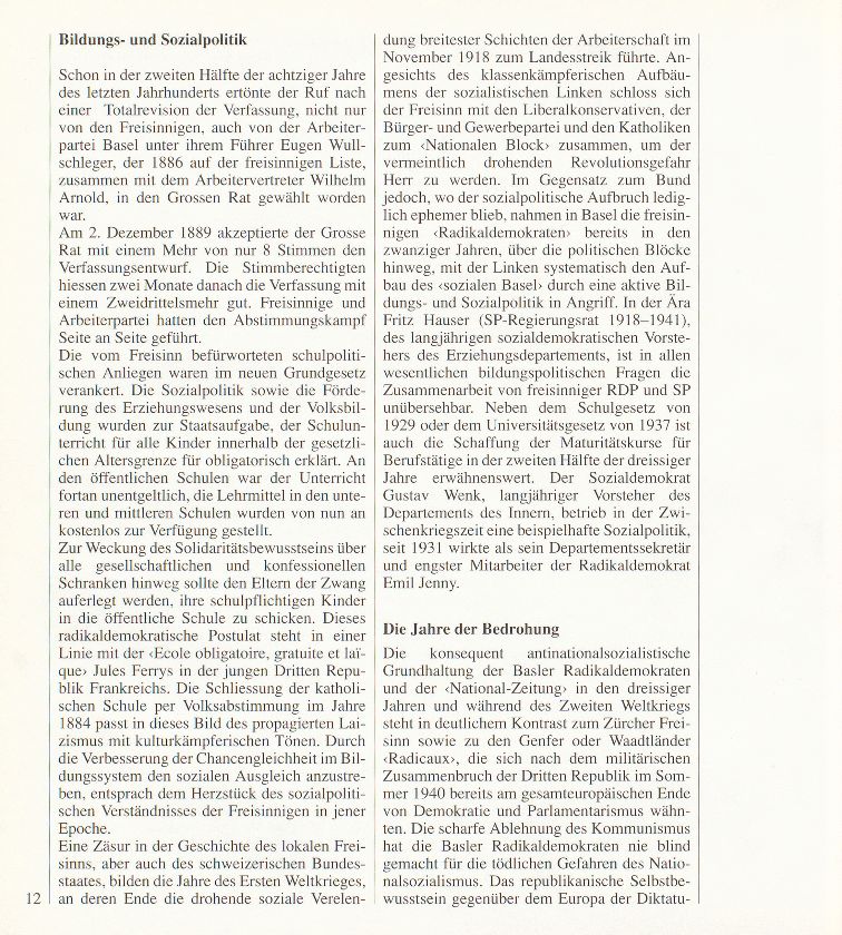 1894: Freisinnig und radikaldemokratisch – Seite 2