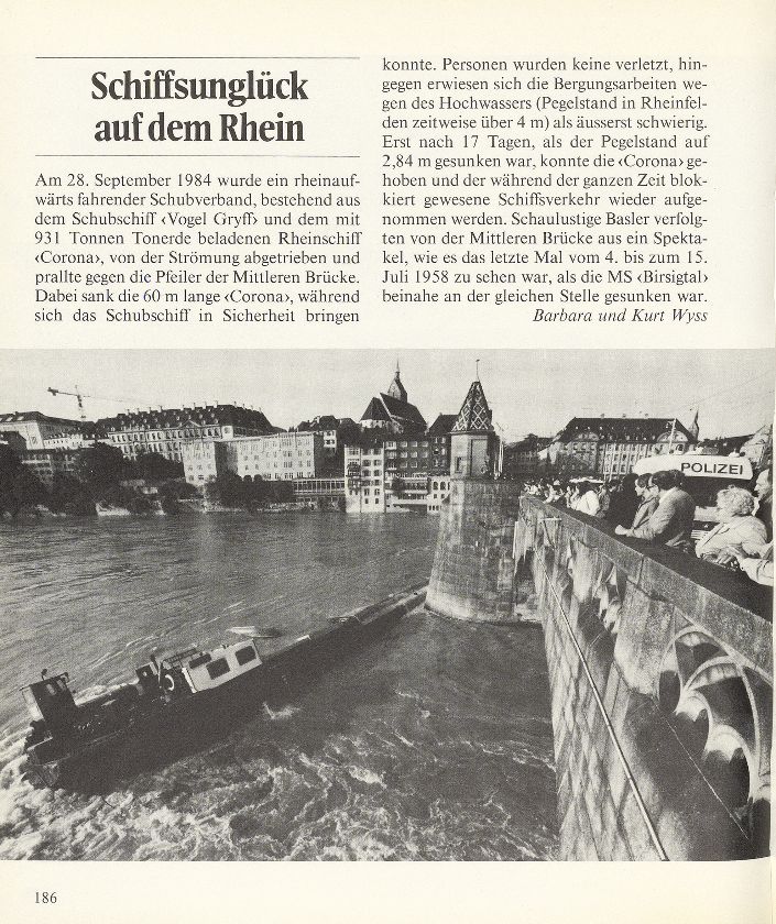 Schiffsunglück auf dem Rhein – Seite 1