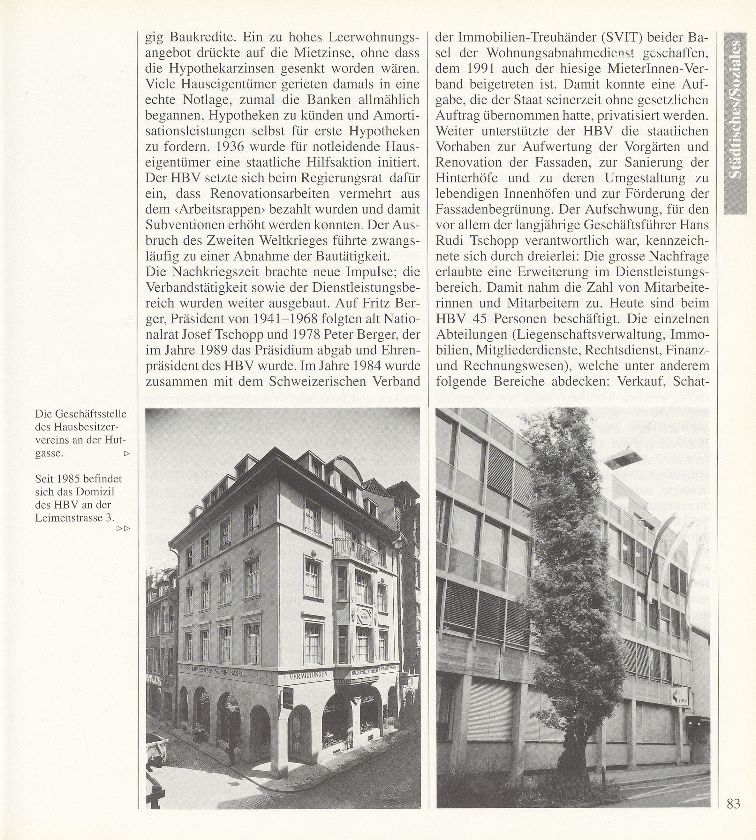 100 Jahre Hausbesitzer-Verein Basel – Seite 2