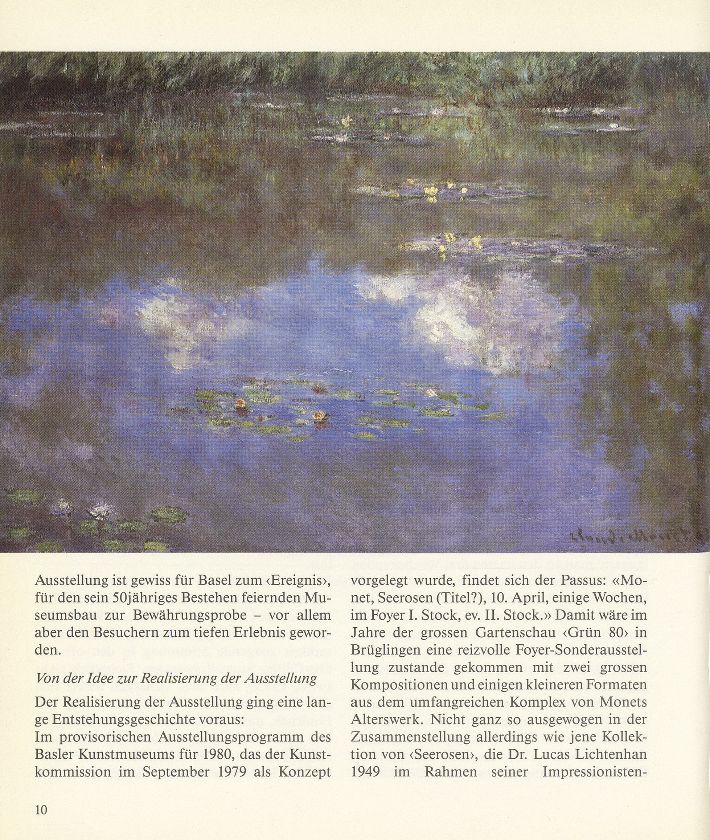 Claude Monets Nympheas im Kunstmuseum – Seite 2