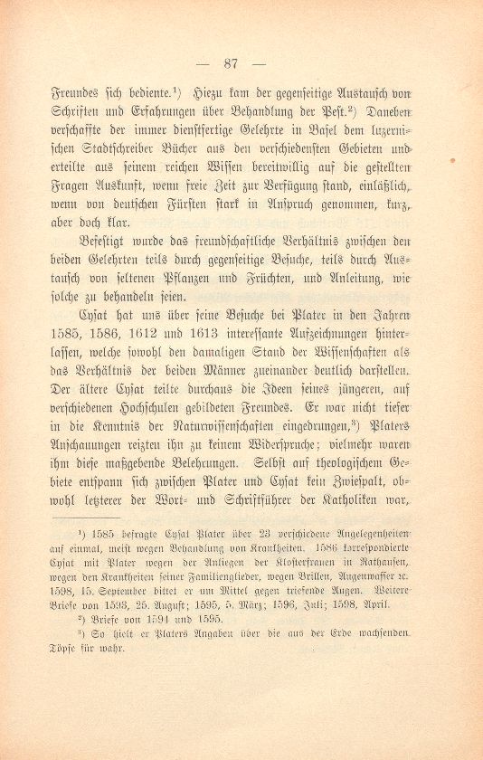 Felix Plater von Basel und Rennward Cysat von Luzern – Seite 3