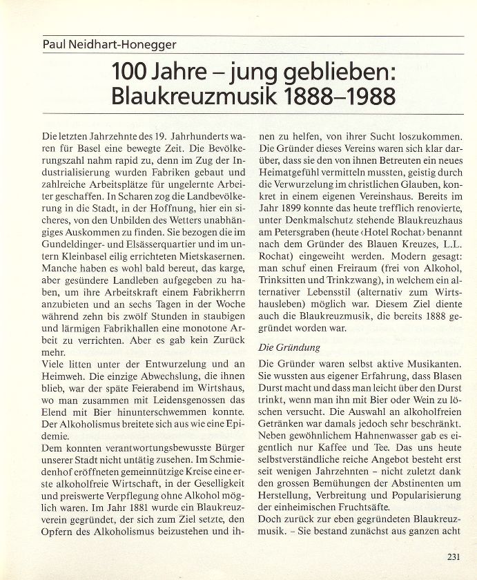 100 Jahre – jung geblieben: Blaukreuzmusik 1888-1988 – Seite 1
