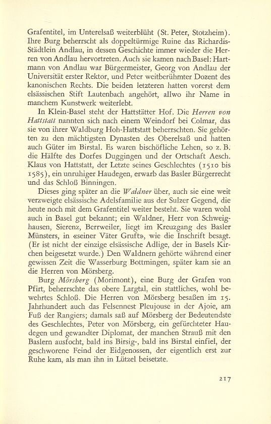 Schweiz und Elsass im Spiegelbild der Burgengeschichte – Seite 3