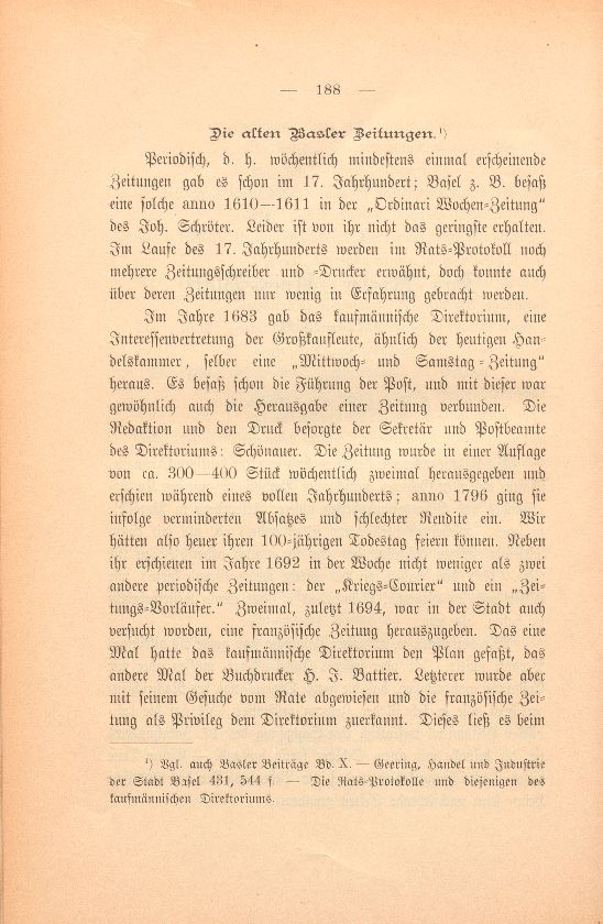 Das Basler ‹Avis-Blatt› (1729-1844) – Seite 2