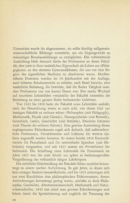 Die Philosophisch-Historische Fakultät der Universität Basel – Seite 3