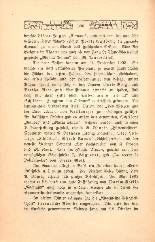 Das künstlerische Leben in Basel vom 1. November 1902 bis 31. Oktober 1903 – Seite 3